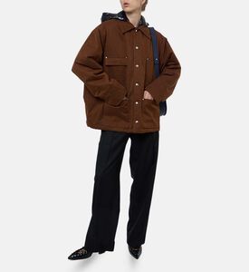 Plan C Multi Pockets Long-sleeve Coat, Model View