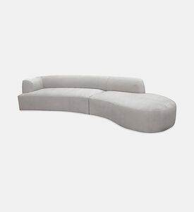 Home Deco and More Venice Curved Sofa Chaise, Packshot View