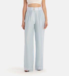 Silk Brocade High Waisted Trousers