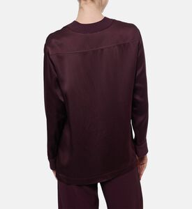 Forte-Forte Oversized Long-sleeve V-neck Jacket, Model View