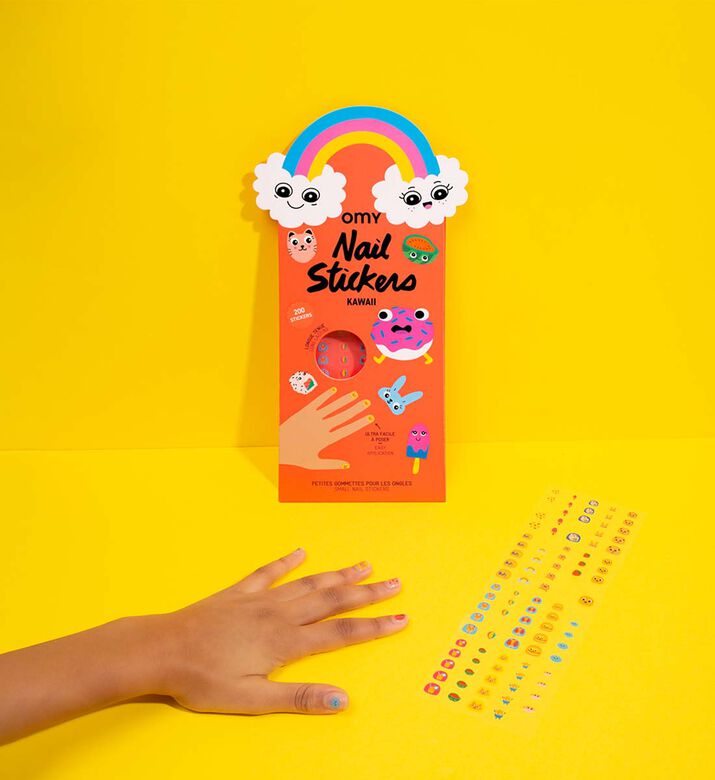 ملصقات أظافر كاواي