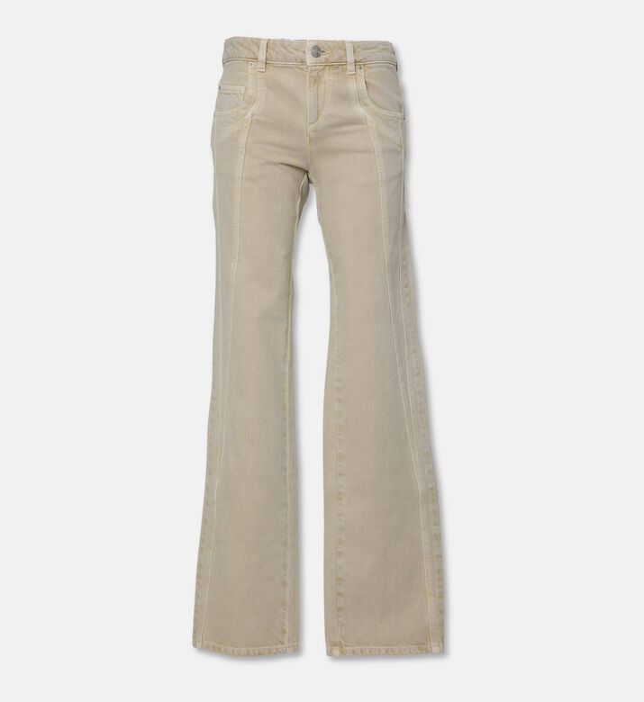 Isabel Marant Vintage Tint Flare-leg Jeans, Taupe, 42, Packshot View