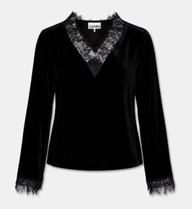 Ganni Blouse Velvet, Packshot View