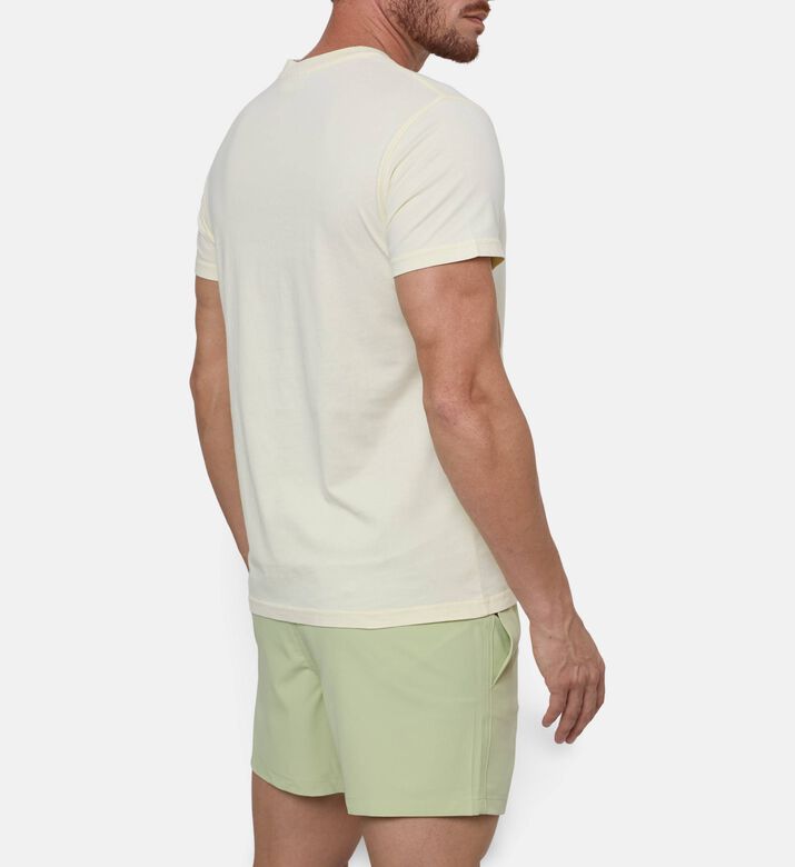 Maison Labiche Best Life Embroidered T-shirt, Model View