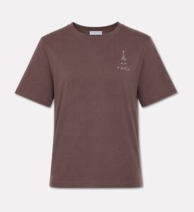 Maison Labiche Cotton Eiffel Motif T-shirt, Packshot View
