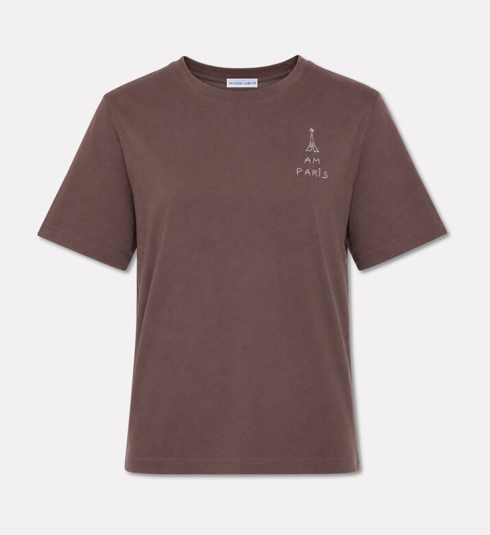 Maison Labiche Cotton Eiffel Motif T-shirt, Packshot View