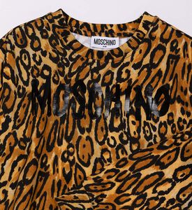 سويت شيرت من القطن بشعار الفهد