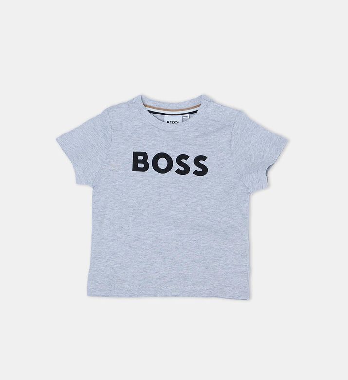 Contrasting Logo Short-sleeve T-shirt