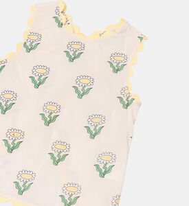 All-over Daisy Print Top