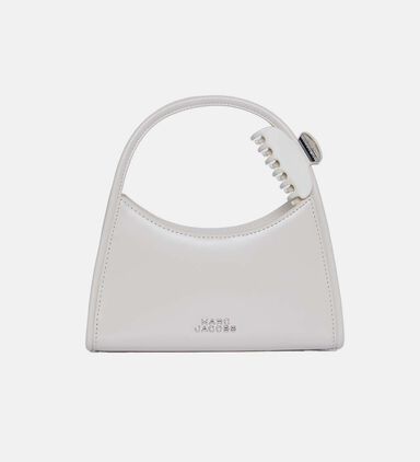 Leather Claw Clip Crossbody Bag