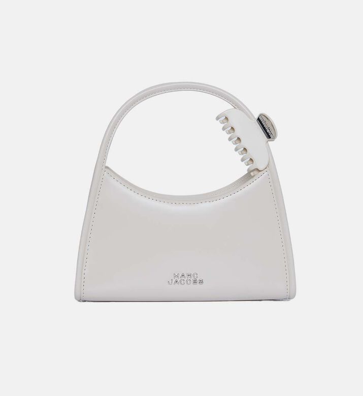 حقيبة كروس بودي بمقبض جلد بمشبك شعر