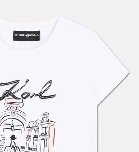 Karl Lagerfeld Sketch Graphic T-shirt, Packshot View