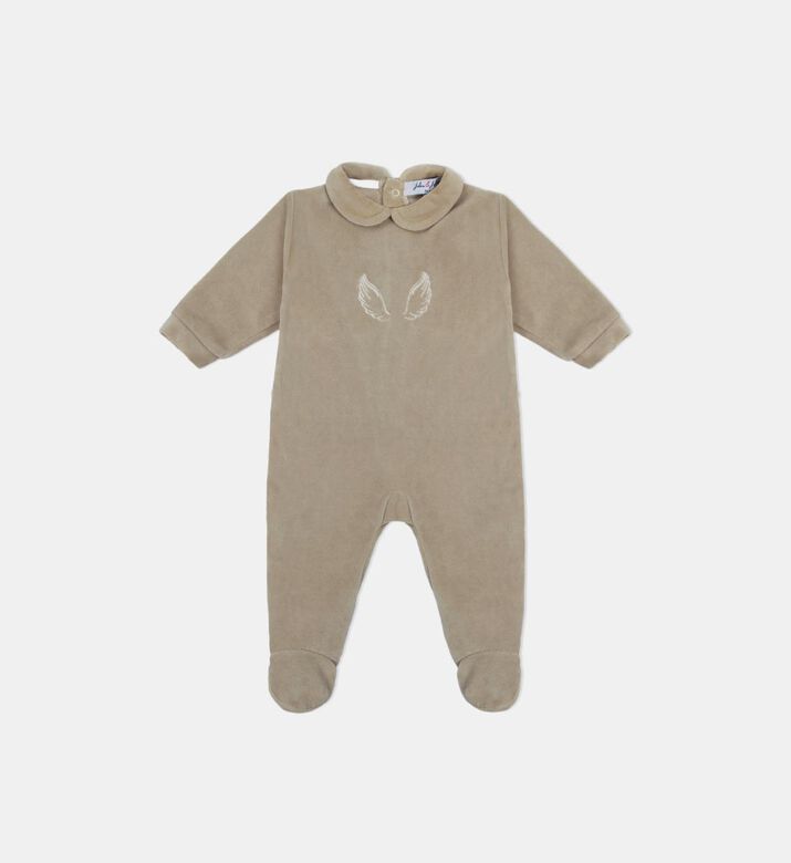 Embroidered Angel Wings Onesie