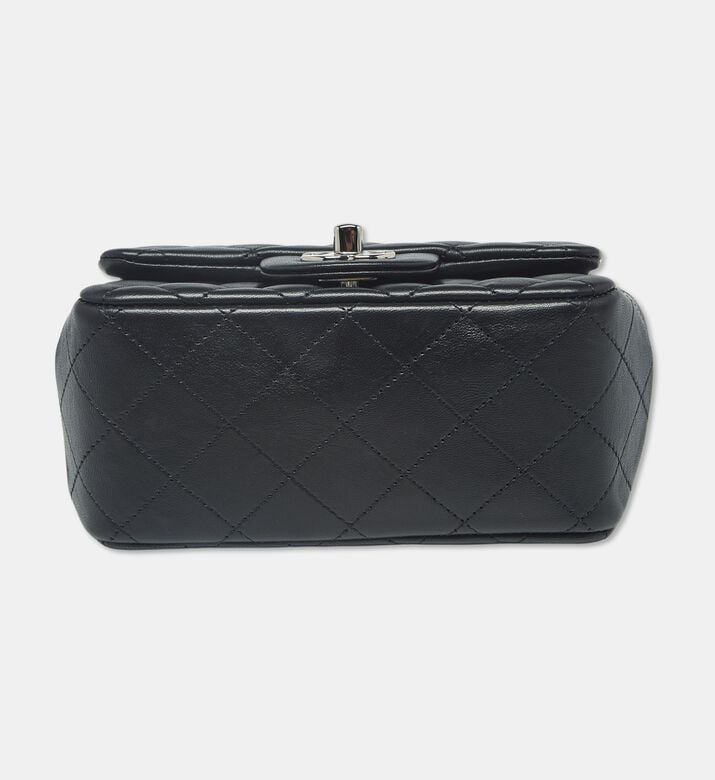 Chanel Preowned Chanel Cc Mini Black Square Flap Bag, Packshot View