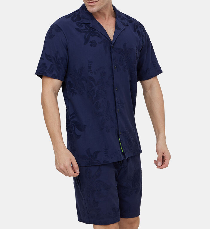 Terry Jacquard Short Sleeve Shirt Terry Jacquard Short Sleeve Shirt
