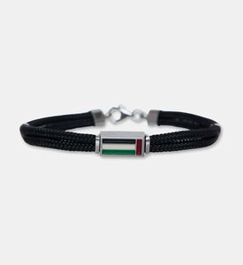 Nomination United Arab Emirates Cord Steel Enamel Bracelet, Packshot View