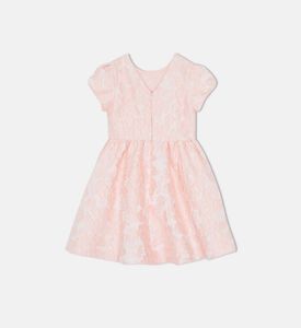 Peony Embroidery Pearly Flowery Dress