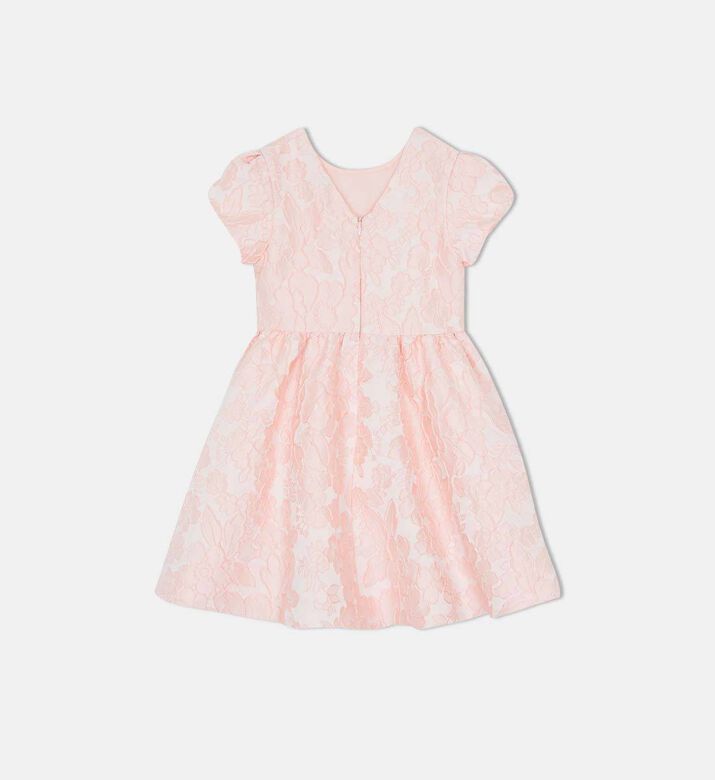 Peony Embroidery Pearly Flowery Dress
