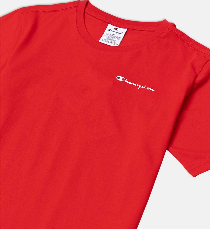 تيشيرت قطن ناعم بأكمام قصيرة