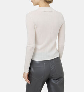 Light Wool Blend Polo Shirt