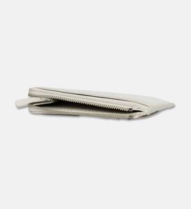 Marc Jacobs Cow Leather Zip Closure Wallet, White, Packshot View