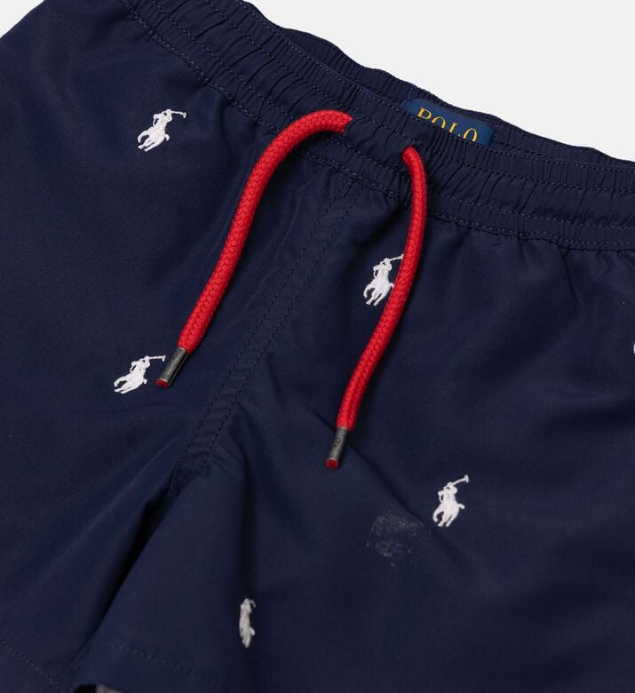 شورت سباحة بطبعة شعار على كامله شورت سباحة بطبعة شعار على كامله