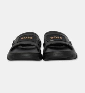Boss Sporty Logo-patch Sandals, Packshot View