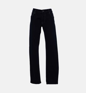 Pal Zileri Dark Wash Straight-leg Jeans, Packshot View