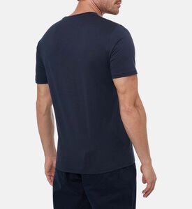 Vince Cotton Crewneck T-shirt, Black, S, Model View