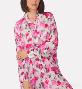 DKNY Printed Maxi Sleepshirt, Model View