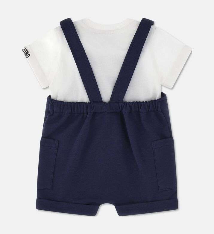 Moschino BKT Coordinated Two-piece Teddy-print Overall Set, Packshot View