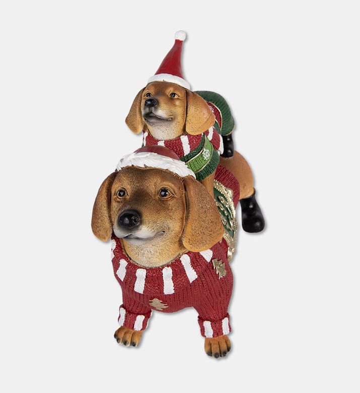 Clayre & Eef Two Dogs Decoration, Packshot View