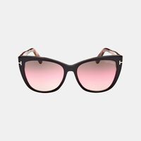 Tortoiseshell Cat-eye Sunglasses 57