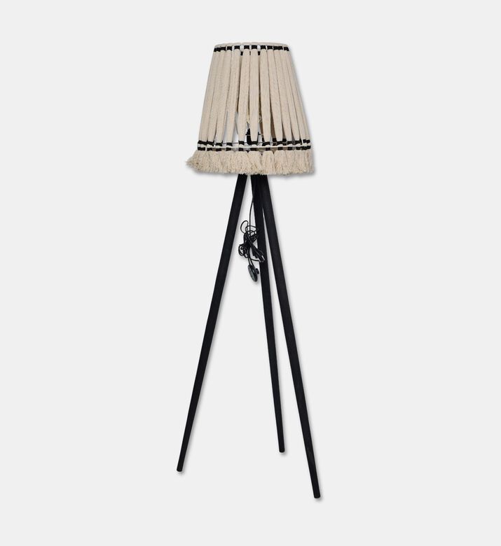 Light and Living Loa Round Drum Floor Lamp, Packshot View