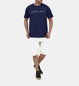 تيشيرت بأكمام قصيرة بطبعة شعار سيدي