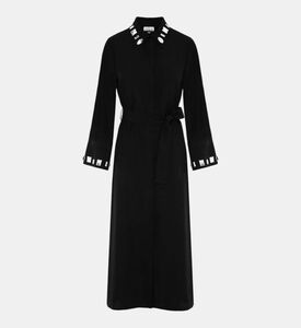 Crystals Embellished Viscose Dress Crystals Embellished Viscose Dress