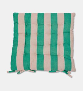 Home Deco and More Linea Striped Chair Pad, Packshot View