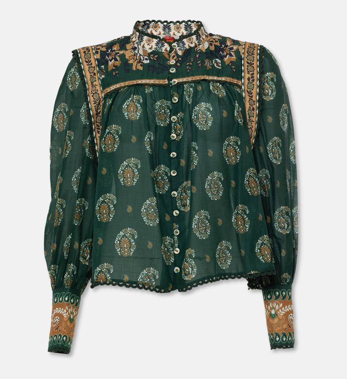 Farm Rio Tayla Printed Blouse, Packshot View