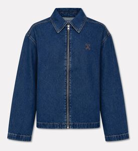 Closed Zip-front Denim Blouson Jacket, Packshot View