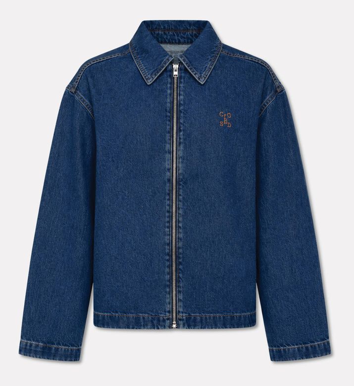 Closed Zip-front Denim Blouson Jacket, Packshot View