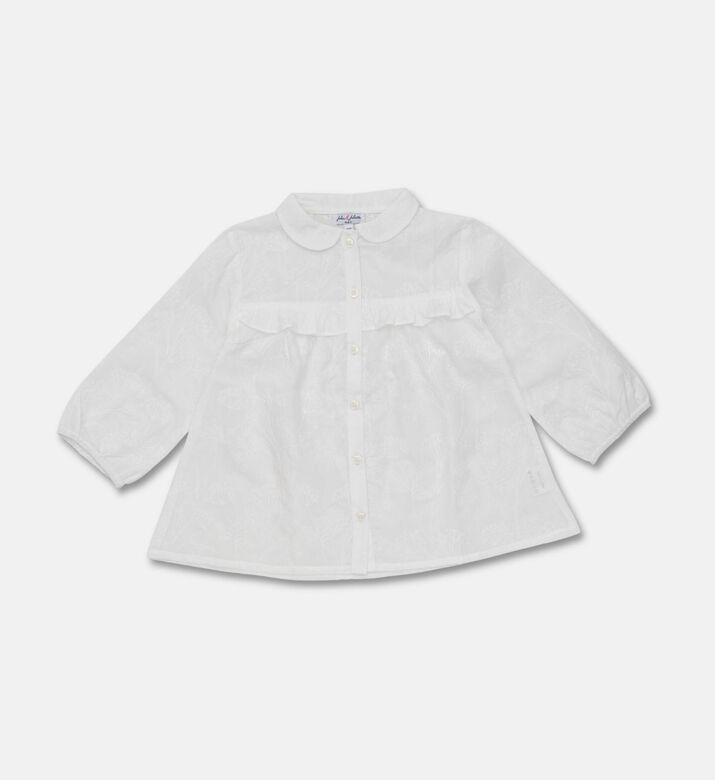 Jules & Juliette Paris Three-quarter-sleeve Peter Pancollar Blouse, Packshot View