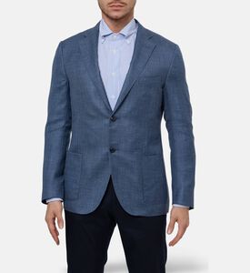Corneliani Luxury Wool Silk Blazer, Model View