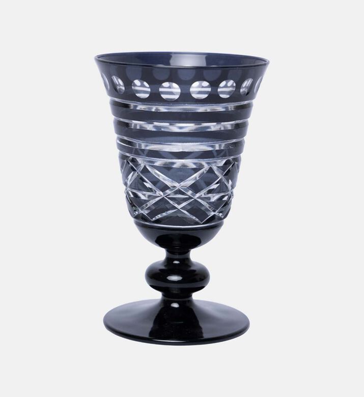 Optical Glass Goblet 2-piece Set
