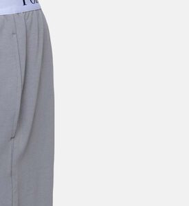 Cotton Logo Waistband Pajama Bottom