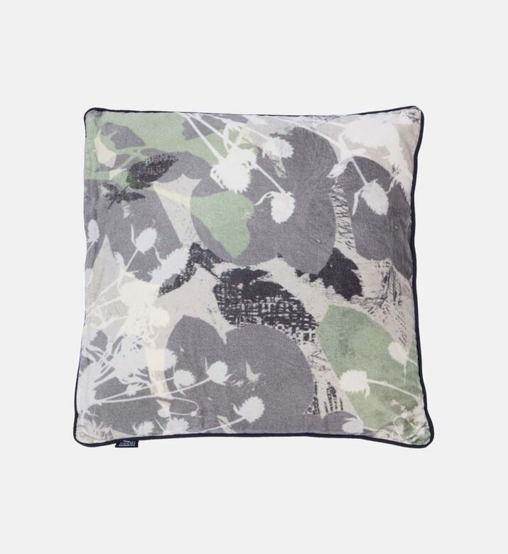 Home Deco and More Ozy Chevron Lace Cover Filled And Vaccumed Cushion, Packshot View