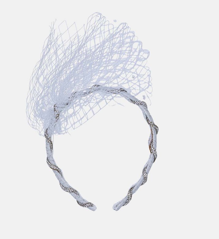 Veiled Jeweled Headband