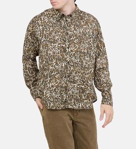 Leopard-print Button-down Shirt Leopard-print Button-down Shirt