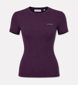 Maison Labiche Ribbed Embroidered T-shirt, Packshot View