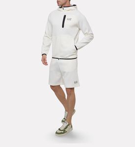 EA7 Cotton-blend Regular-fit Shorts, Model View