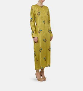 Marni All-over Floral-print Midi Dress, Model View